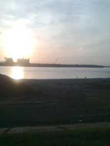 Sunset on the Mississippi