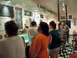 A Long Line For Ice Cream at the Creole Creamery