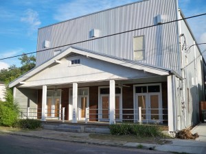 Metal House on Laurel Street