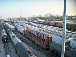 Oliver Train Depot at Galvez