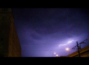 Lightening at Lee Circle