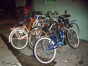 Bikes at the Saint in the Lower Garden District