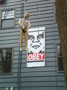 Holiday Decorations at Stony Run Lane & Stoneyford Road