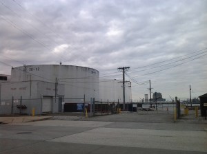 Petroleum Tanks and a Foam House at Eastbourne & S. Clinton