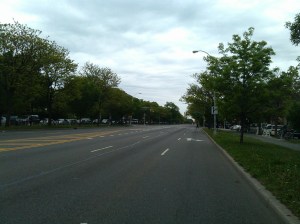 An Empty Ocean Parkway Near Avenue N