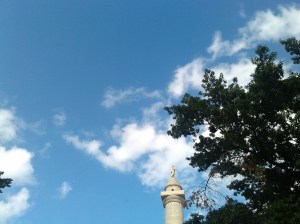Looking Up From Mount Vernon Square