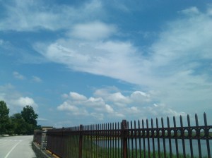 Clouds Rolling In and Out at the Druid Hill Park Reservoir