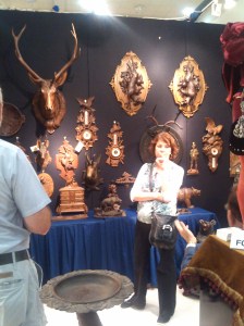 Antlers For Sale at the Baltimore Summer Antiques Show at the Convention Center