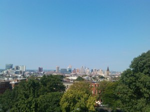 Looking West from the Patterson Park Pagoda