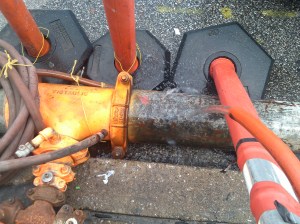 Leaking Water at 36th & Falls