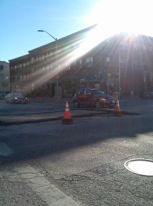 Road Work at 25th & Charles