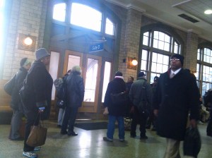 Milling About Gate D at Baltimore's Penn Station