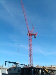Crane in the Sky at Fleet and S. Central