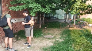 Checking Out Velocipedes at the Maryland Historical Society on Monument & Par