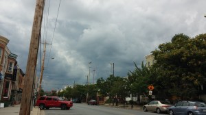 Gray Skies Over Hampden at 36th & Chestnut 