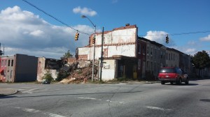 Demolished Building at E. Preston & N. Washington
