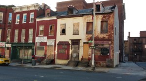 Boarded Buildings at Park & Mulberry