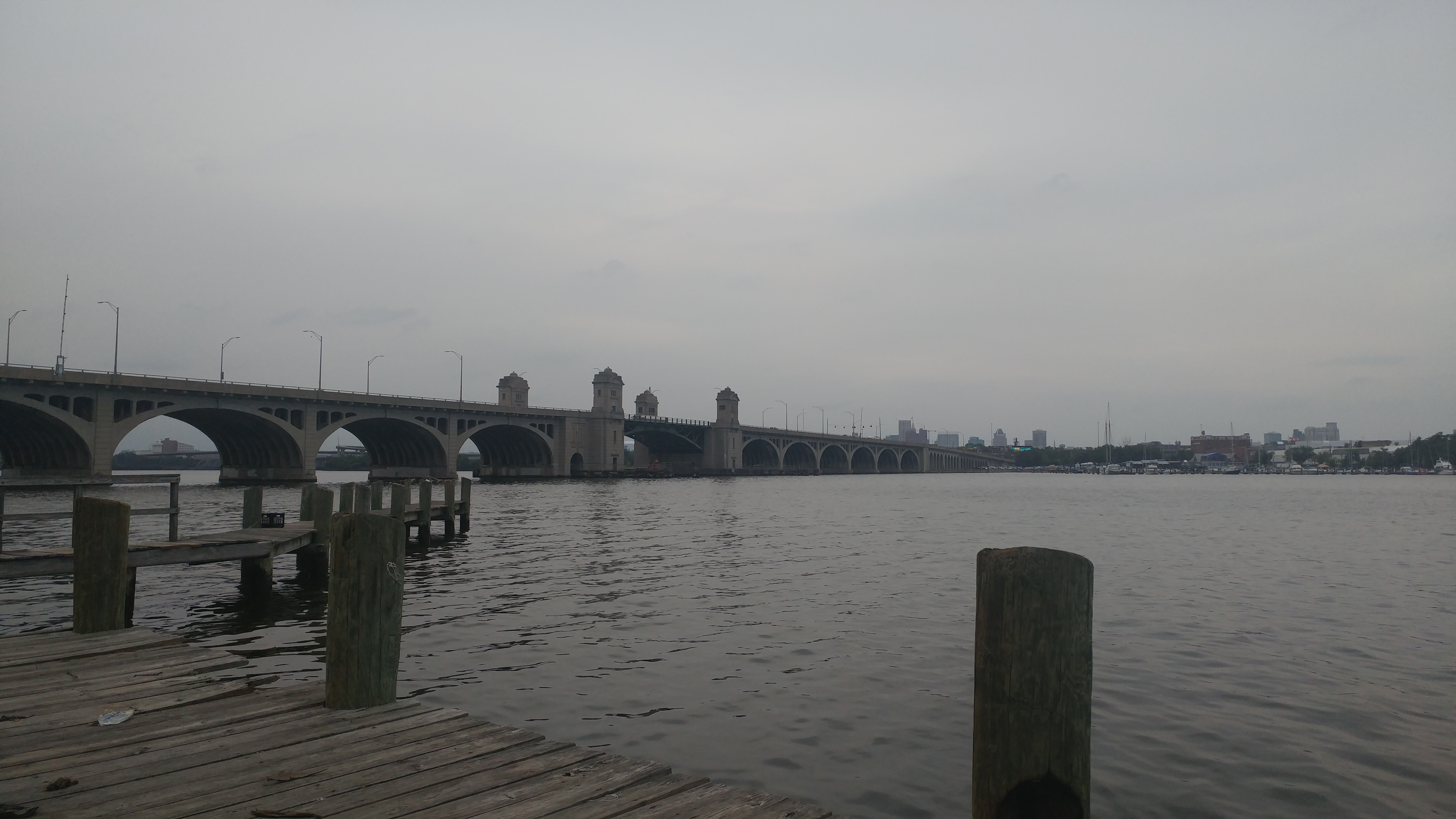 View Across the Harbor From Just Past the Hanover Bridge in Middle Branch Park
