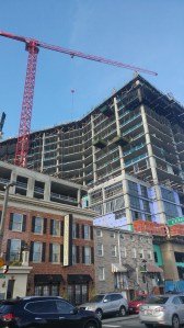 High Rise Under Construction at Eastern & Albemarle